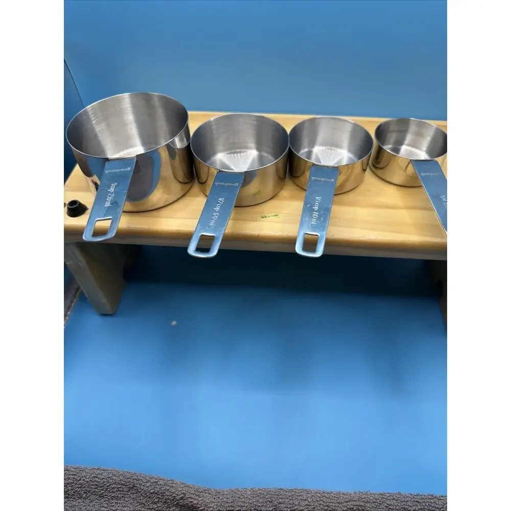 Good Cook Measuring cup set 4 Piece Set Good Cook Stainless Steel